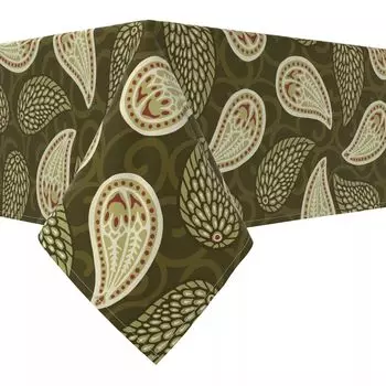 Прямоугольная скатерть, 100 % хлопок, 60x104 дюйма, цветочный 151