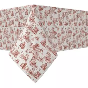 Прямоугольная скатерть, 100 % хлопок, 60x104 дюйма, цветочный 188