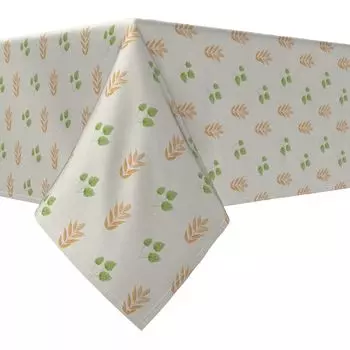 Прямоугольная скатерть, 100% хлопок, 60x104", Октябрьский сад