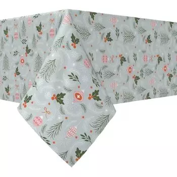 Прямоугольная скатерть, 100 % хлопок, 60x120 дюймов, винтажные орнаменты.