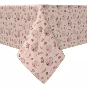Прямоугольная скатерть, 100% хлопок, эскизы листьев