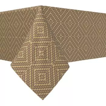 Прямоугольная скатерть, 100% полиэстер, 60x120 дюймов, плетение из ромбовидного дерева.