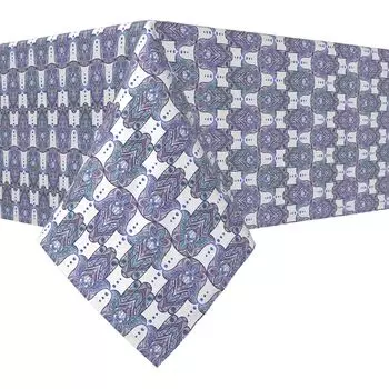 Прямоугольная скатерть, 100% полиэстер, 60x120 дюймов, декор в стиле бохо.