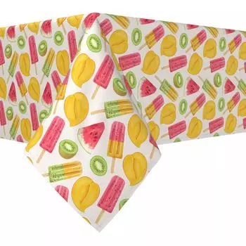 Прямоугольная скатерть, 100 % полиэстер, 60x120 дюймов Summer Fruit Pops