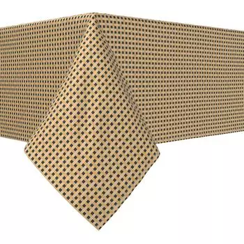 Прямоугольная скатерть, 100% полиэстер, 60x84 дюйма, плетеная шахматная доска.