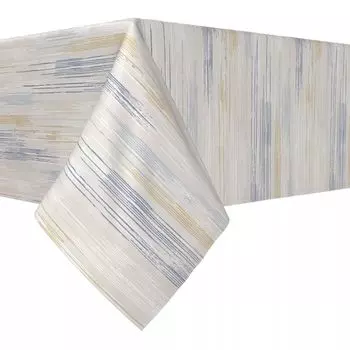 Прямоугольная скатерть, 100 % полиэстер, 60x84 дюйма, естественный мазок кисти.