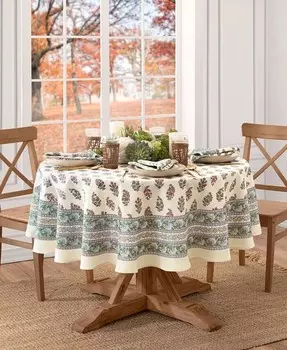 Прямоугольная скатерть с принтом Nomad Harvest Block, 60 x 120 дюймов Elrene, мультиколор