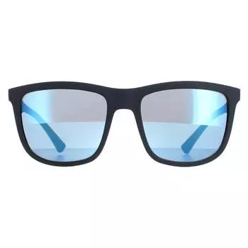 Прямоугольное мужское матовое зеркало ax4093s Armani Exchange, синий