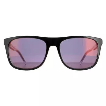 Прямоугольное зеркало Black Crystal Red HG 1194/S HUGO, черный