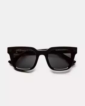 Прямоугольные мужские солнцезащитные очки из органического ацетата No Idols, черный