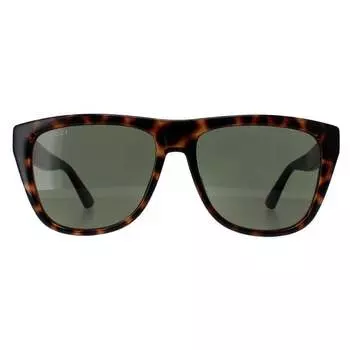 Прямоугольные мужские зелено-гавана gg1345s Gucci, коричневый