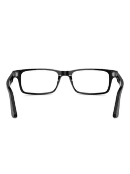 Прямоугольные очки Persol, черный