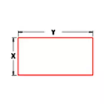 Прямоугольные основы - 40x15 мм (10), Miniature Bases - Wood - 3mm Thick (Litko Aerosystems)