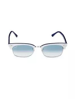 Прямоугольные солнцезащитные очки 52MM Ray-Ban, серый