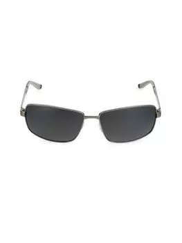 Прямоугольные солнцезащитные очки 62MM Bmw, цвет Gunmetal