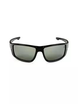 Прямоугольные солнцезащитные очки 62MM Timberland, цвет Black Brown