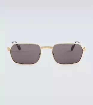 Прямоугольные солнцезащитные очки Cartier Eyewear Collection