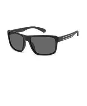 Прямоугольные солнцезащитные очки для приключений Polaroid, черный