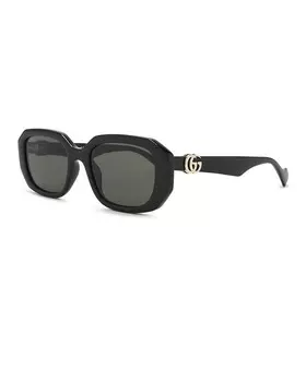 Прямоугольные солнцезащитные очки GG Generation Gucci, черный