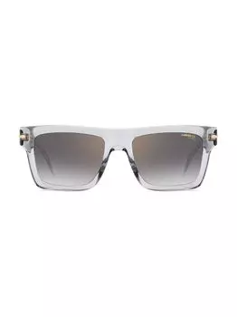 Прямоугольные солнцезащитные очки из ацетата 54 мм Carrera, серый