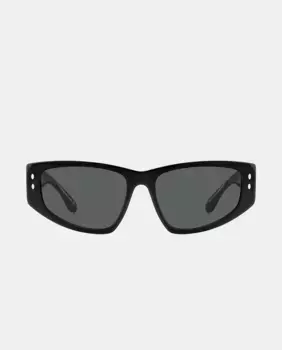 Прямоугольные солнцезащитные очки из ацетата Isabel Marant, черный