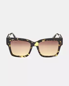 Прямоугольные солнцезащитные очки из ацетата Max&Co, коричневый