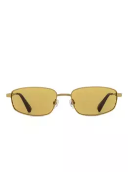 Прямоугольные солнцезащитные очки JACQUEMUS, золотой