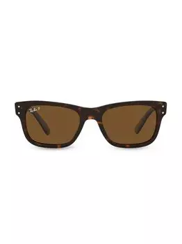 Прямоугольные солнцезащитные очки Mr. Burbank RB2283 55 мм Ray-Ban