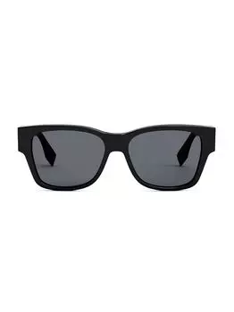 Прямоугольные солнцезащитные очки O'Lock 54 мм Fendi, черный