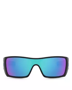 Прямоугольные солнцезащитные очки Oakley Batwolf, 58 мм, черный