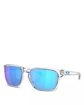 Прямоугольные солнцезащитные очки Oakley Sylas, 57 мм, серый