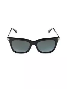 Прямоугольные солнцезащитные очки Olye 52MM Jimmy Choo, черный