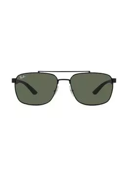 Прямоугольные солнцезащитные очки RB3701 59 мм Ray-Ban, черный