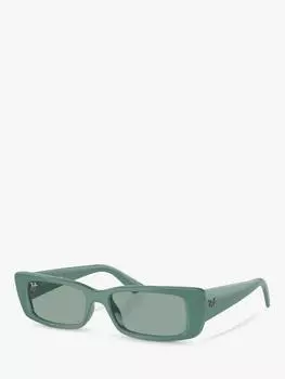 Прямоугольные солнцезащитные очки rb4425 унисекс Ray-Ban, цвет Algae Green