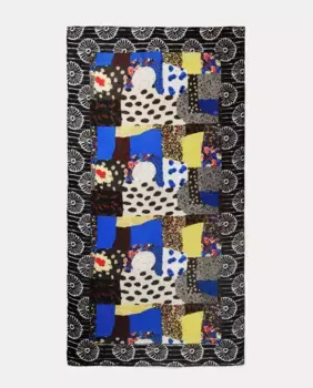Прямоугольные вырезы для шарфа Desigual, темно-синий