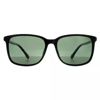 Прямоугольный блестящий черный G15 зеленый перо Atum, черный