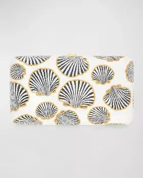 Прямоугольный клатч Midnight Mollusk Aurum Judith Leiber Couture, цвет Champagne