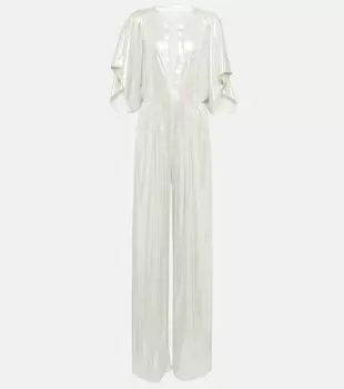 Прямоугольный комбинезон с эффектом металлик Norma Kamali, металлический