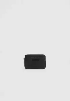 Прямоугольный кошелек Stradivarius, черный