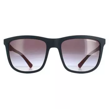 Прямоугольный мужской матовый серый градиент ax4093s Armani Exchange, синий