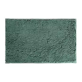 Прямоугольный нескользящий водопоглощающий коврик для ванной, подушка, принадлежности для ванной комнаты - черный, зеленый, размеры: 50 x 80 см Stuttg, мультиколор