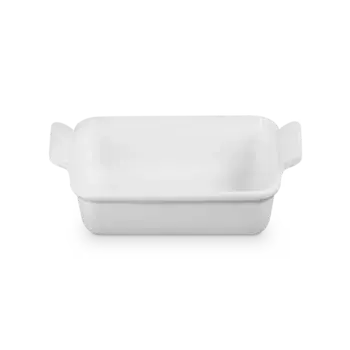 Прямоугольный поднос из керамогранита Le Creuset Heritage, белый