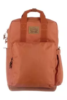 Прямоугольный текстильный рюкзак Levi'S, коричневый