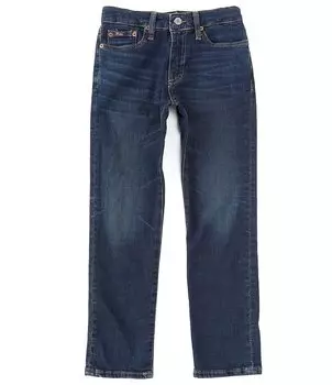 Прямые эластичные джинсы Polo Ralph Lauren для больших мальчиков 8–20 Hampton, синий