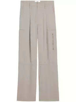 Прямые брюки AMI Paris, нейтральный