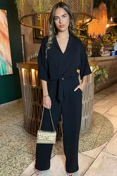 Прямые брюки Ax Paris, черный