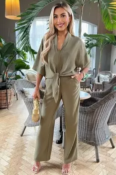 Прямые брюки Ax Paris, зеленый