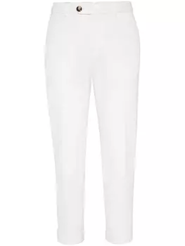 Прямые брюки Brunello Cucinelli, белый