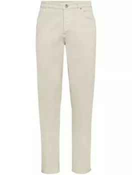 Прямые брюки Brunello Cucinelli, бежевый