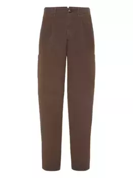 Прямые брюки Brunello Cucinelli, коричневый